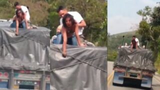 Nri Nakal Mesum Di Atas Truk Gandengan, Adegan Panas Di Alam Terbuka