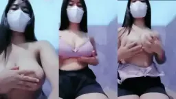 Gisell Lagi Asik Remas-remas Toket Buletnya Sambil Goyang Panas Di Mangolive