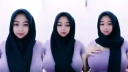 Ukhti Fira Pake Hijab Baju Ungu, Bikin Ngilu Liat Lekukannya