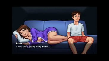 Malam Gelap, Godaan Nggak Ketulungan: Mama Tiri Melirik Penuh Nafsu (18+) | Game Anime Dewasa