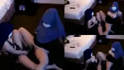 Ibu Sama Anak Ceweknya Mainan Hijab, Ranjang Basah Kena Paksa.