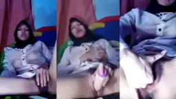 Nina Asanti Buka Hijab, Colmek Sange Sampai Crott.