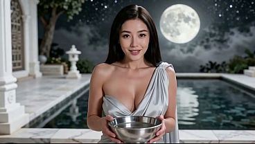 Pov: Xinyi Lagi Ngacengin Kontolku Di Dalam Kuil Bulan, Muncrat Sampe Penuh